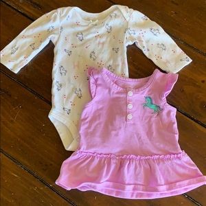 Unicorn Baby Girl Set